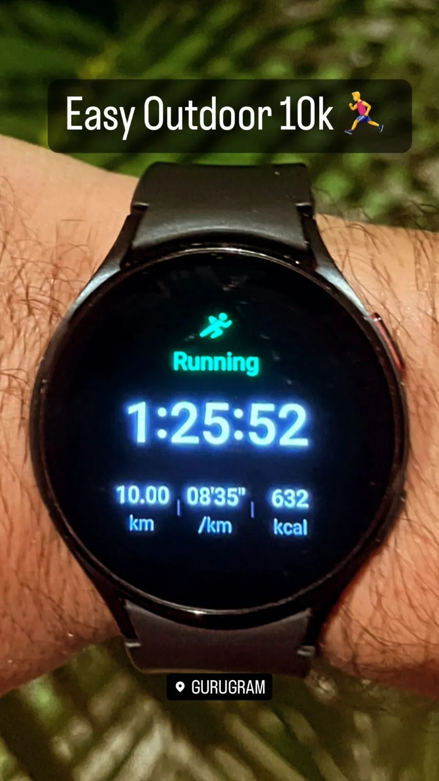 10km outdoor run, Gurgaon