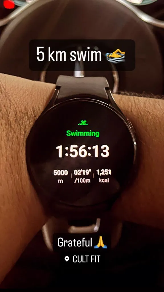 5km swim, 16 September 2023 - Gurgaon