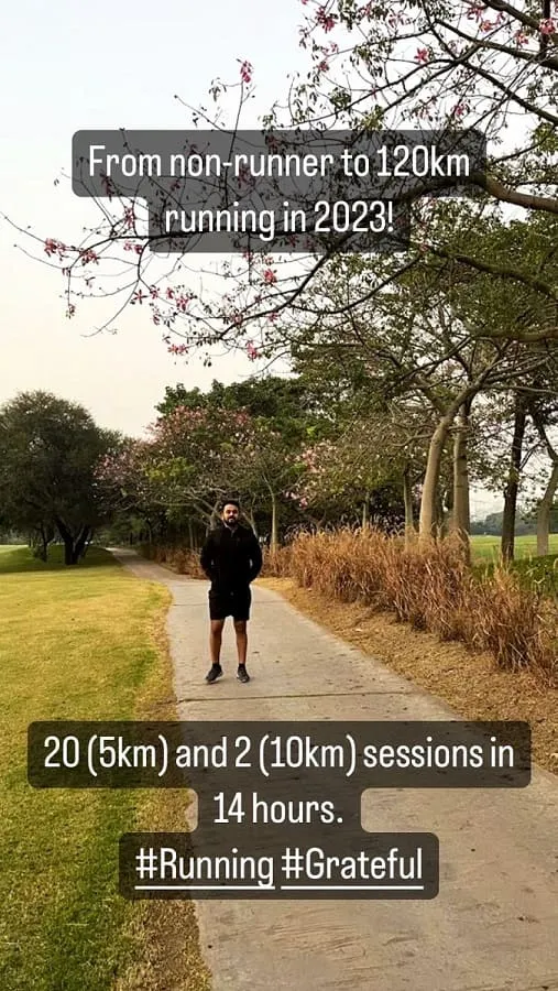 From non-runner to 120km in 2023!