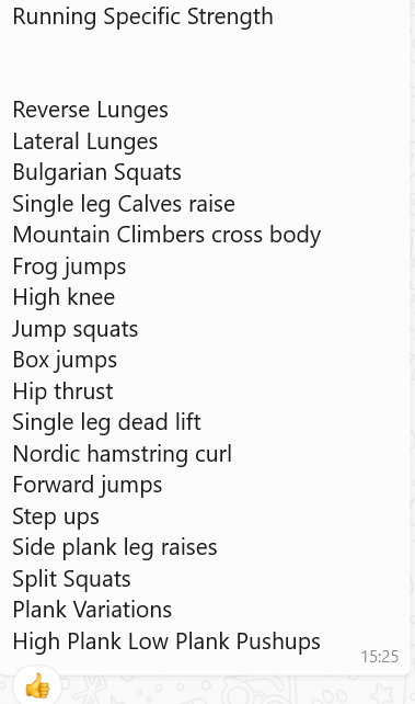 Running Specific Strength