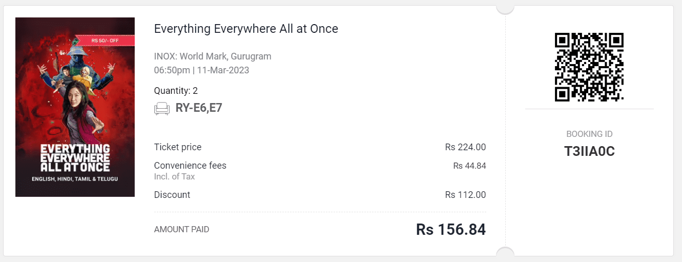 Everything Everywhere All at Once Ticket 2023