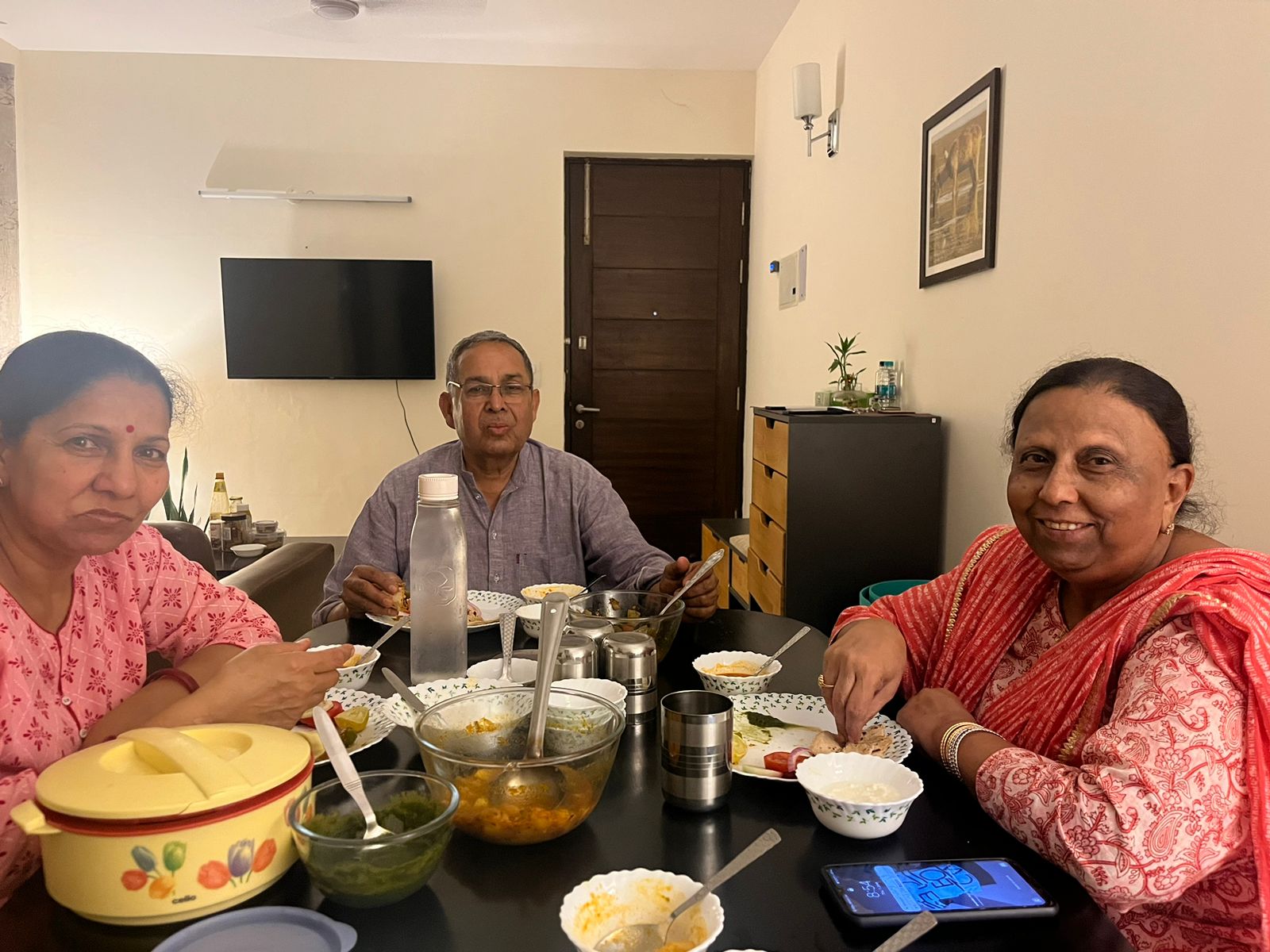 Dinner with aunt, Preeti Gautam